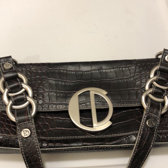 Charles David Leather Crocodile Clutch Purse - Picture 7 of 7